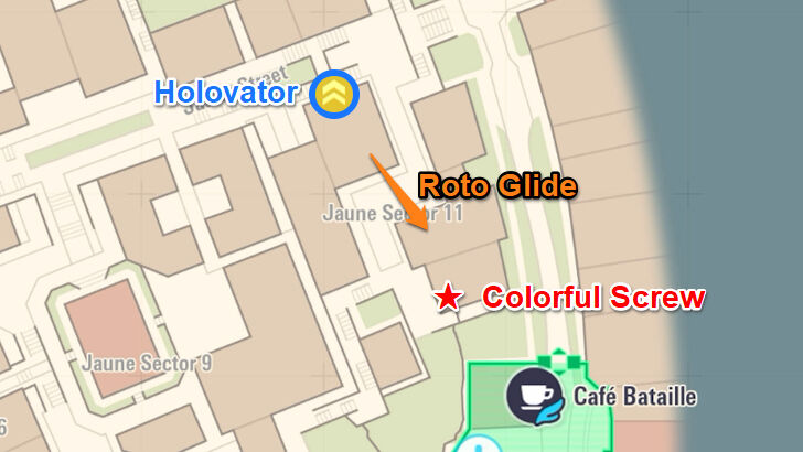 Colorful Screw 99 Map Location