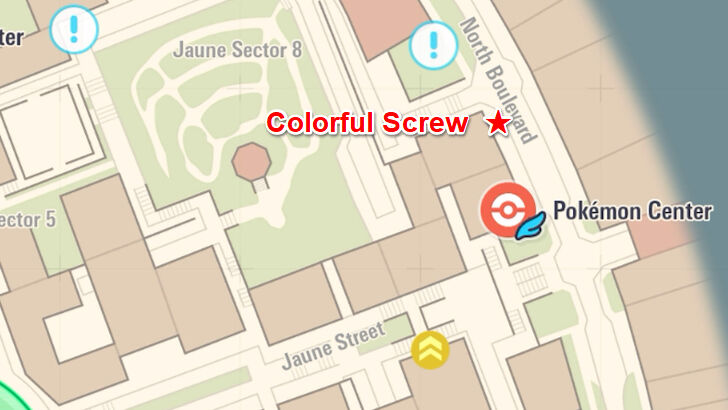 Colorful Screw 97 Map Location