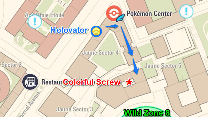 Colorful Screw 85 Map Location