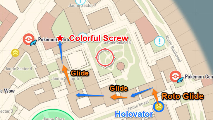 Colorful Screw 88 Map Location