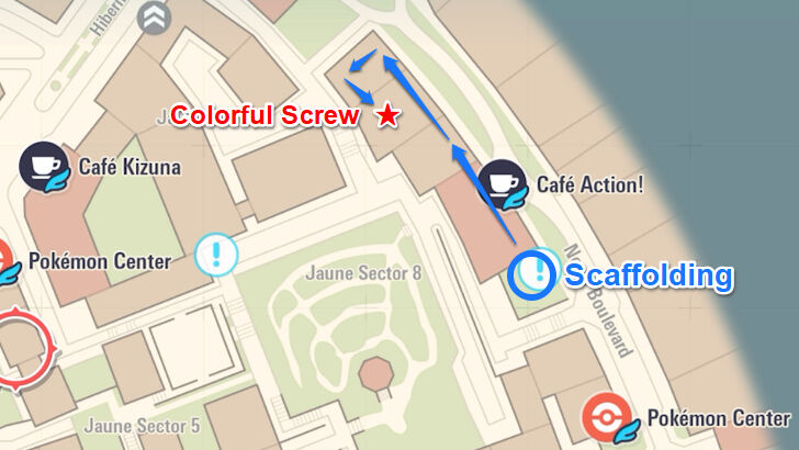 Colorful Screw 98 Map Location