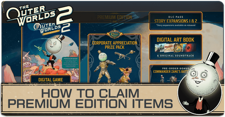 Outer Worlds 2 How to Claim Premium Edition Items