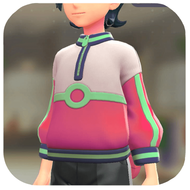 Pokemon Z-A - Poke Ball Pullover Strawberry M