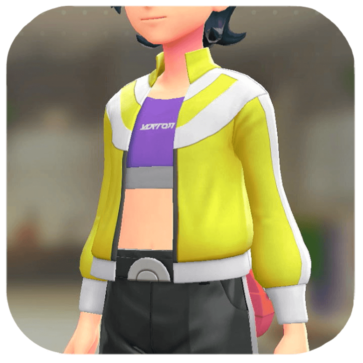 Pokemon Legends Z-A Male Track Jacket and Tube Top Set Icon
