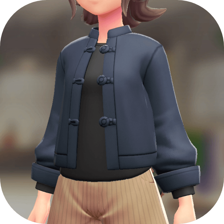 Pokemon Z-A - Frog-Button Jacket Set Navy | Black F