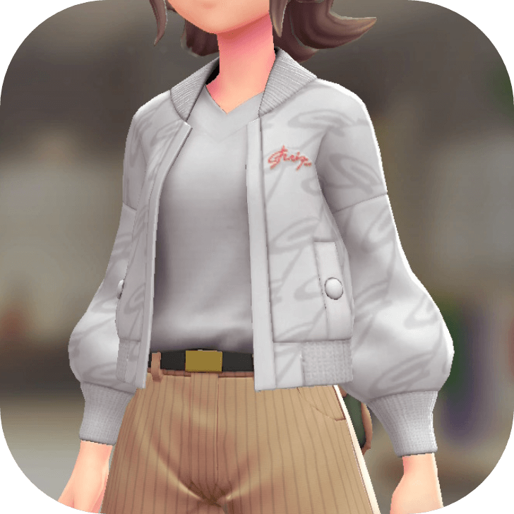 Pokemon Z-A - Blouson and V-Neck Set Signature White | Vivid White F