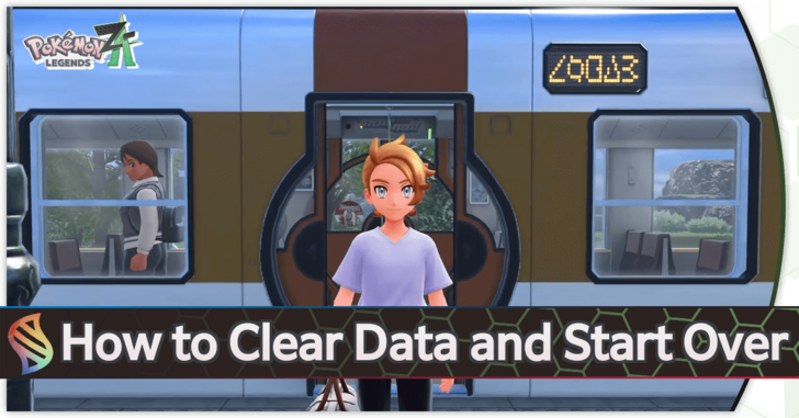 Pokemon Legends Z-A - How to Clear Data and Start Over Top Banner