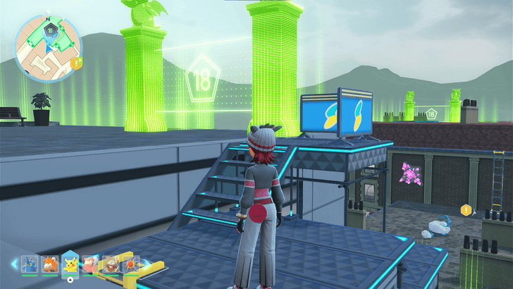 Pokemon Legends ZA Wild Zone 18 Rooftop Entrance