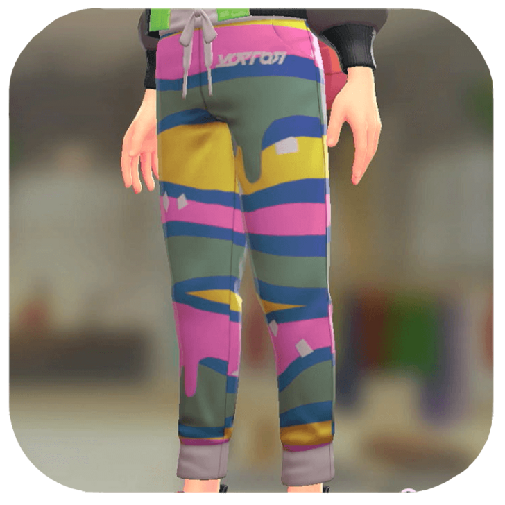 Pokemon ZA - Patterned Track Pants Colorful Chemistry