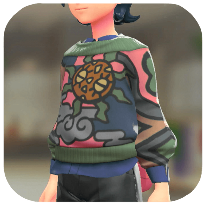 Pokemon Z-A - Sweater and Shirt Set Fern Meteorites | Lapis M