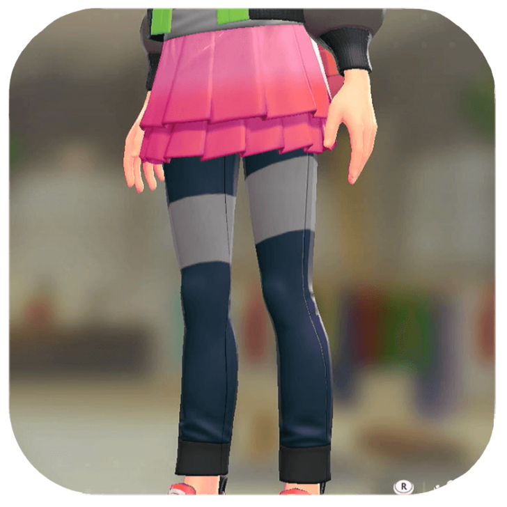 Pokemon ZA - Skirt and Leggings Set Pink | Navy