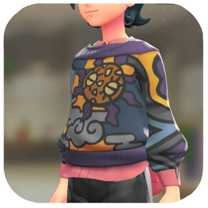 Pokemon Z-A - Sweater and Shirt Set Ink Meteorites | Dusty Pink M