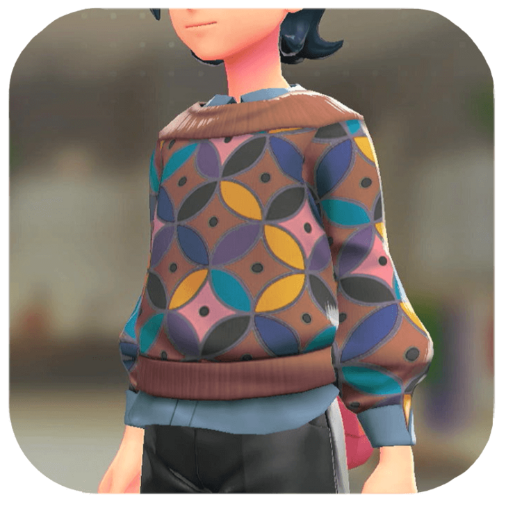 Pokemon Z-A - Sweater and Shirt Set Clay Shippo | Azure M