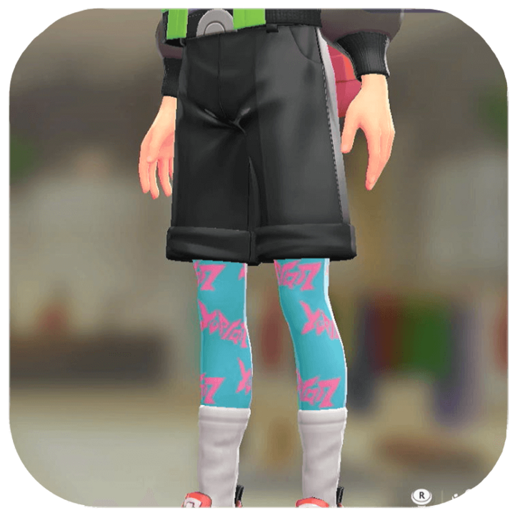 Pokemon Legends Z-A Male Patterned Tights and Socks Set Icon