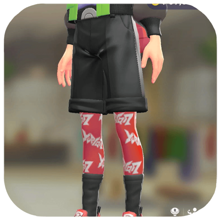 Pokemon Legends Z-A Male Patterned Tights and Socks Set Icon