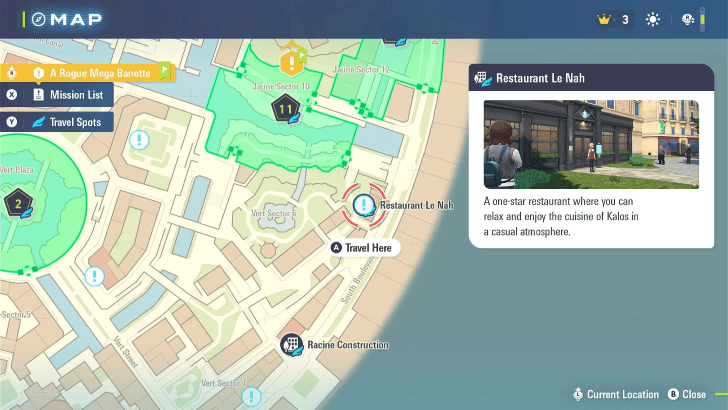 Restaurant Le Nah Map Location