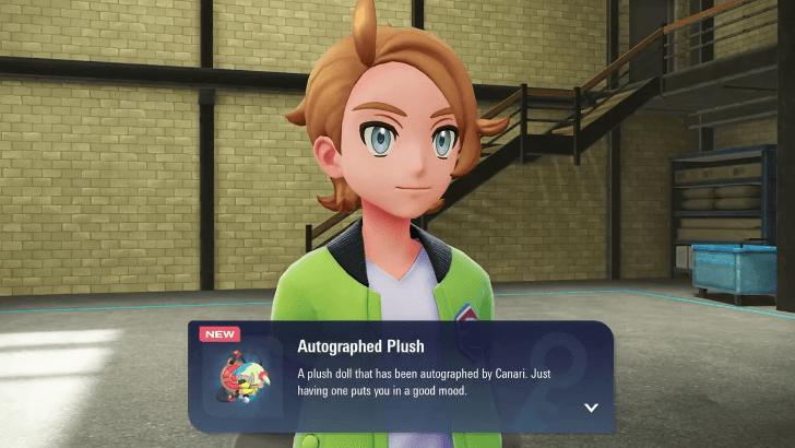 Autographed Plush from Canari