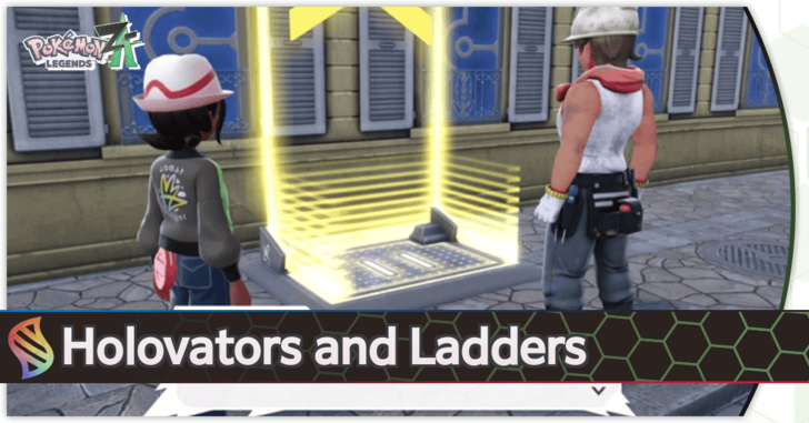 Holovator and Ladder Locations