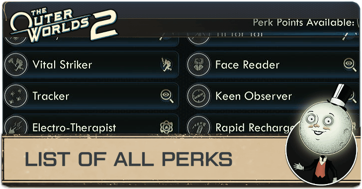Outer Worlds 2 - List of All Perks