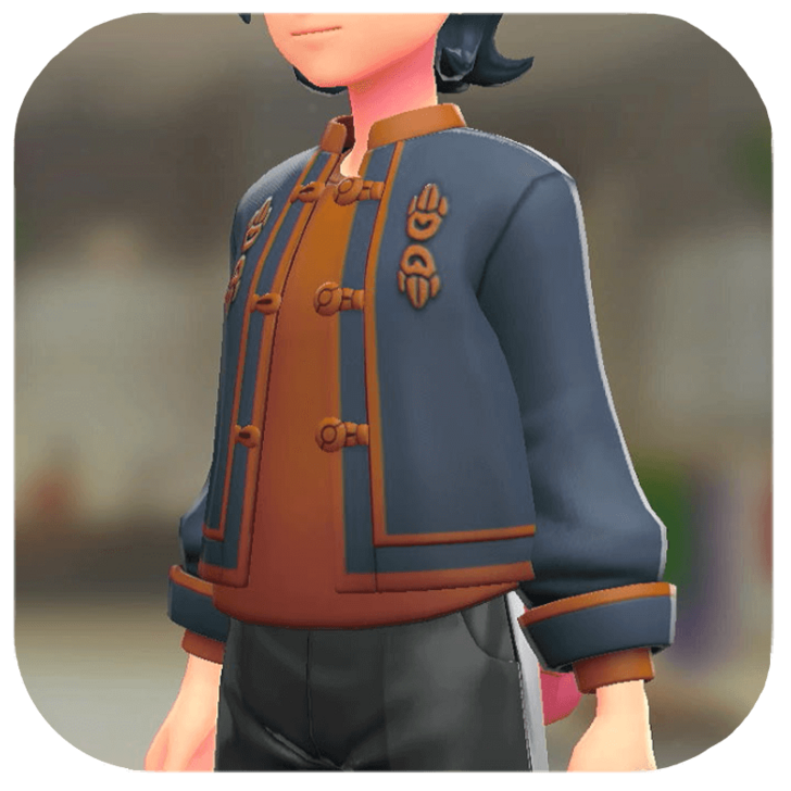 Pokemon Legends Z-A Male Frog-Button Jacket Set Icon