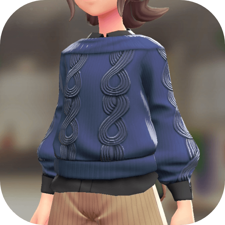 Pokemon Z-A - Sweater and Shirt Set Blue | Black F