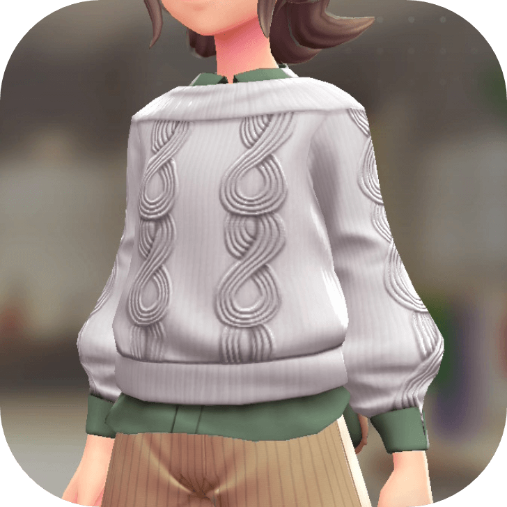 Pokemon Z-A - Sweater and Shirt Set White | Olive F