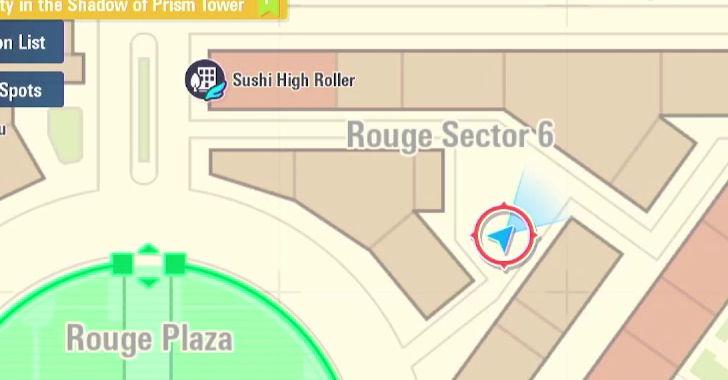 Rouge Sector 6 Mint Stall 2 Map Location