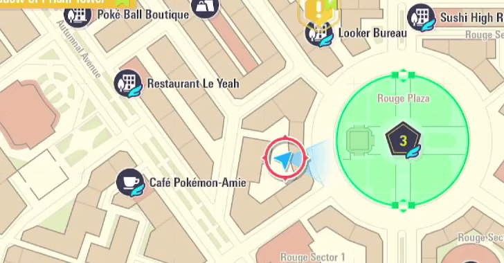 Rouge Sector 3 Mint Stall 3 Map Location