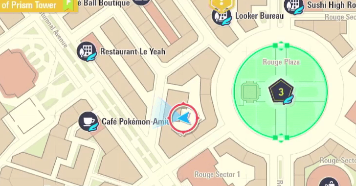 Rouge Sector 3 Mint Stall 4 Map Location