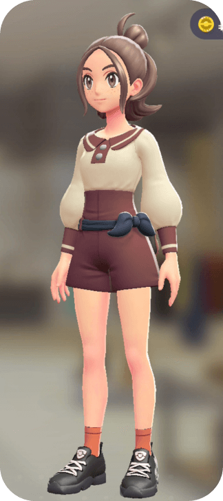 Pokemon Z-A - Belted Romper Set Retro Red | Navy F