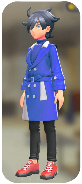 Pokemon Legends Z-A Male Trench Coat and Pants Set Icon