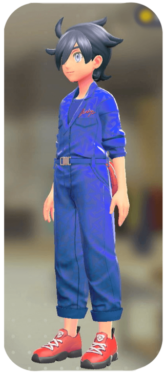 Pokemon Legends Z-A Male Jumpsuit and Shirt Set Icon