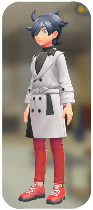 Pokemon Legends Z-A Male Trench Coat and Pants Set Icon