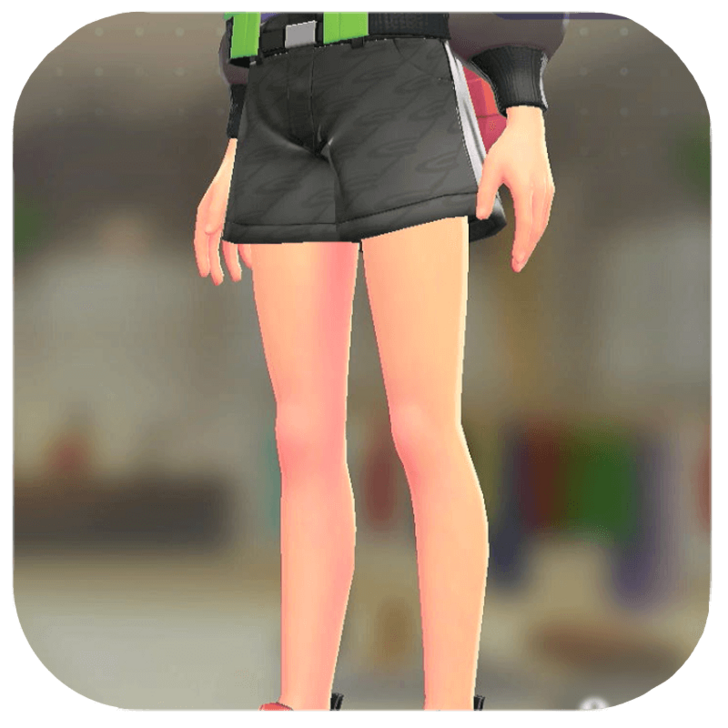 Pokemon ZA - Casual Shorts Set Vivid Black | Vivid Black
