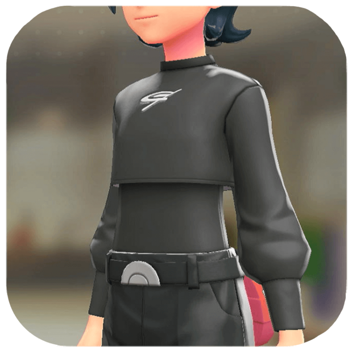 Pokemon Z-A - Crop Top Set Vivid Black | Black M