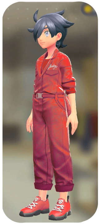 Pokemon Z-A - Jumpsuit and Shirt Set Red Graffiti | Vivid Red M