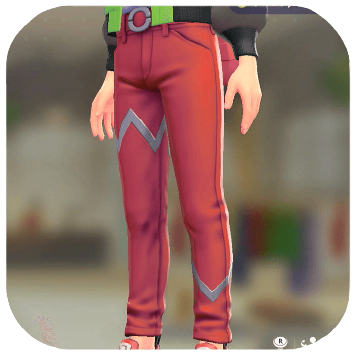 Pokemon ZA - Skinny Jeans Set Vivid Red | Vivid Red