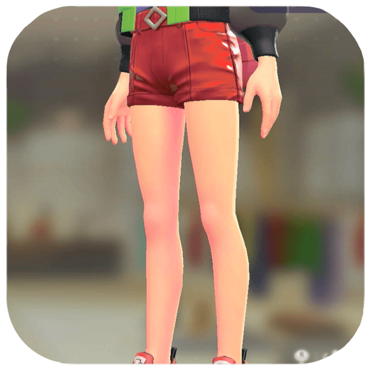 Pokemon ZA - Short Shorts Set Vivid Red | Vivid Red