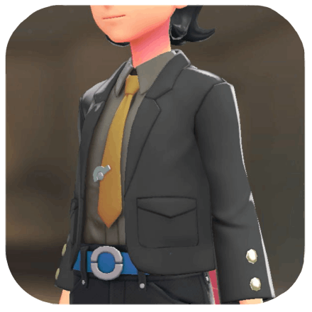 Pokemon Z-A - Blazer and Shirt Set Black | Greige M