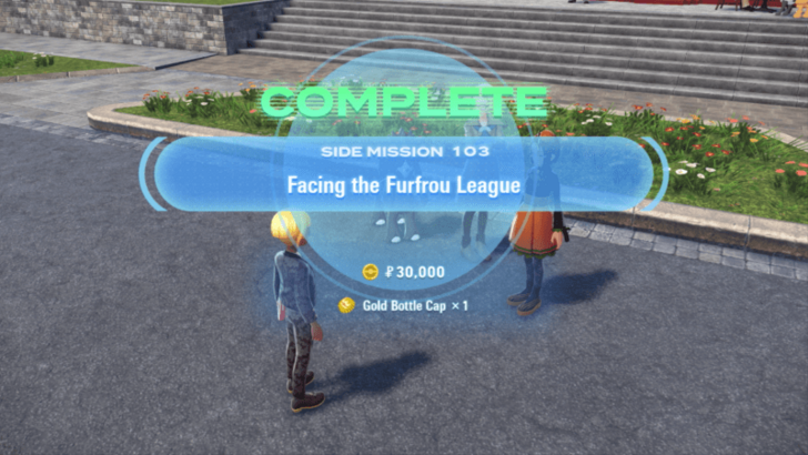 Pokemon ZA - Gold Bottle Cap in Side Mission 103