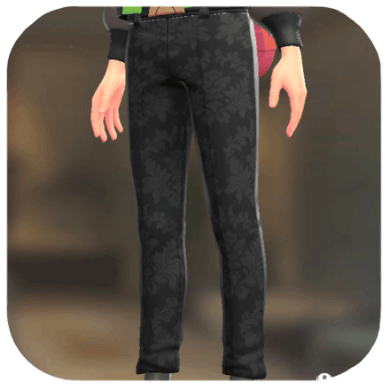 Pokemon ZA - Chino Pants Set Black Damask | Black