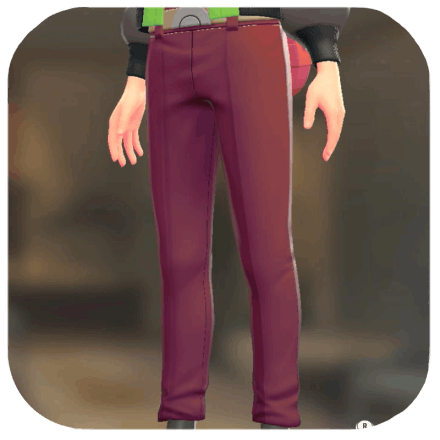 Pokemon ZA - Chino Pants Set Wine Red | Beige