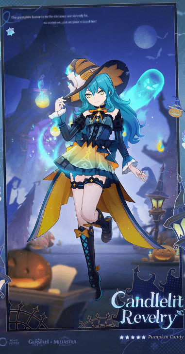 Genshin - Candlelit Revelry Pumpkin Candy Manekina