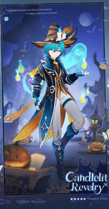 Genshin - Candlelit Revelry Pumpkin Candy Manekin