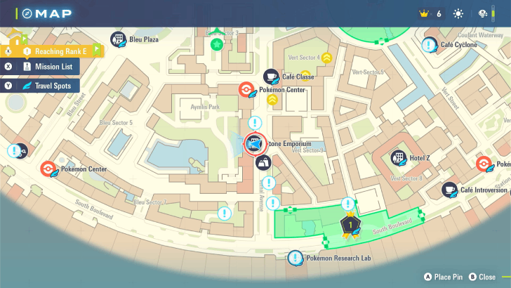 Stone Emporium Map View