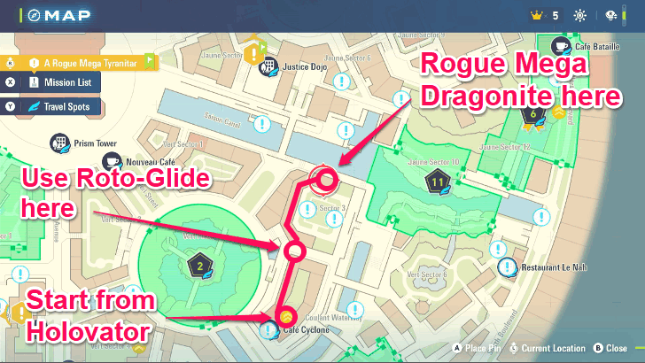 Rogue Mega Dragonite Location - Walkthrough 2