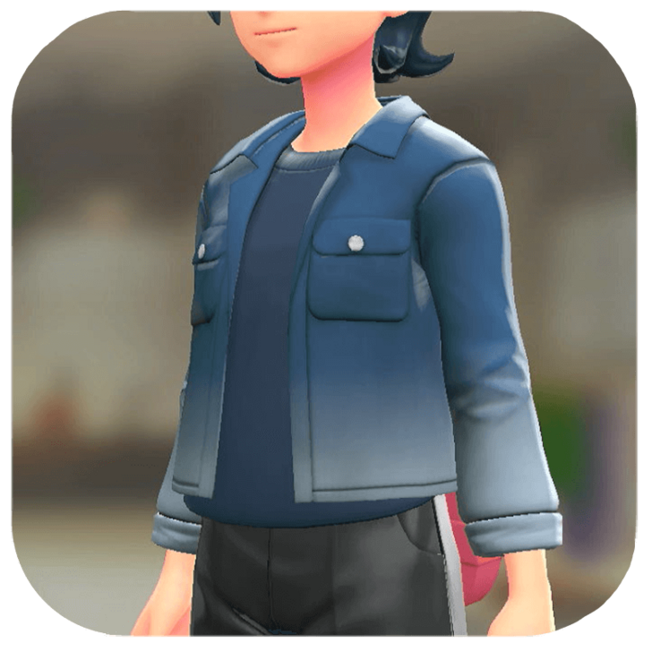 Pokemon Legends Z-A Male Shacket and T-Shirt Set Icon