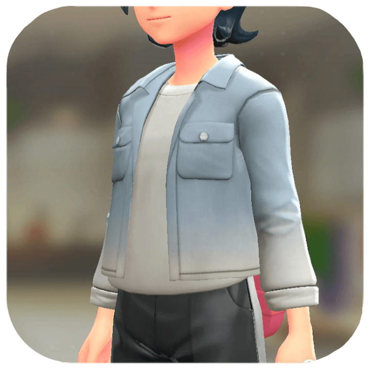Pokemon Legends Z-A Male Shacket and T-Shirt Set Icon