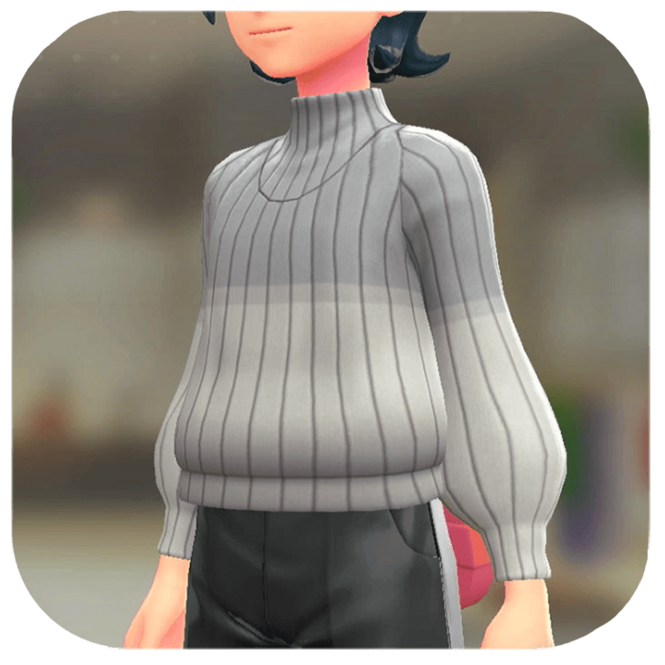 Pokemon Legends Z-A Male Two-Tone Turtleneck Sweater Icon