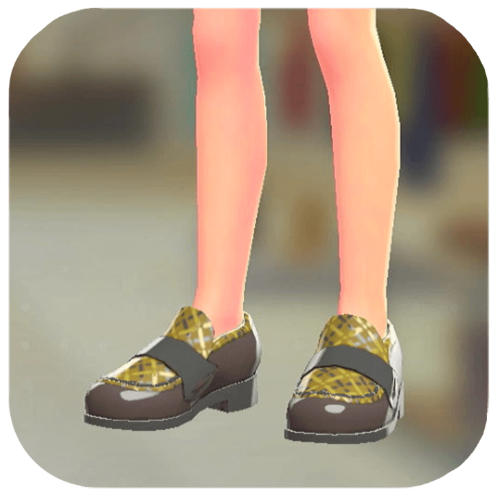 Pokemon Legends Z-A Male Plaid Loafers Icon